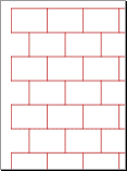 Brick Graph Paper Preview